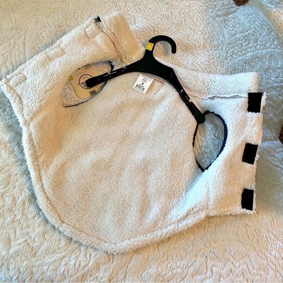 BOND & CO PLAID/DARK BLUE INSULATED DOG JACKET /W VELCRO CLOSE M (DOGS 15-17 IN) - Picture 6 of 11